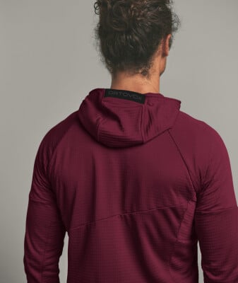 Ortovox Fleece Light Grid Fleecejacke mit Kapuze