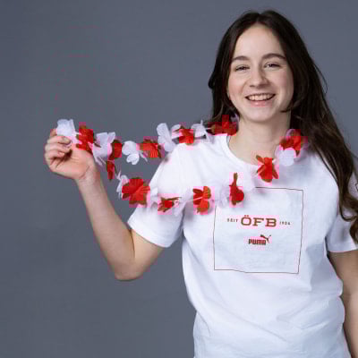 Österreich Blumenkranz Halskette