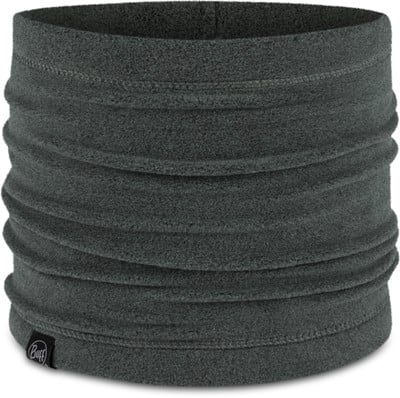 Dunkelgrauer Fleece-Schlauchschal von Buff mit Logo. Dunkelgrauer Fleece-Schlauchschal von Buff mit Logo.