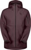 Herren-Weinrot-Jacke mit Kapuze, schwarzen Details und Scott-Logo.