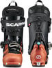 Scarpa Maestrale Skischuhe in Orange und Schwarz.