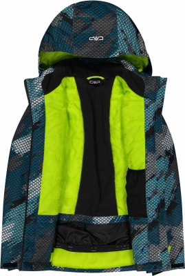 CMP Chl. lyžiarska bunda Boy Jacket Snaps Hood,kap. Clima Protect,10.000mm