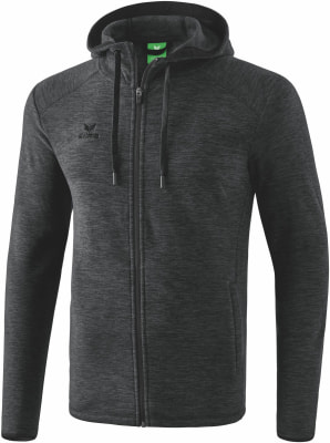 Erima Fleece Trainingsjacke mit Kapuze