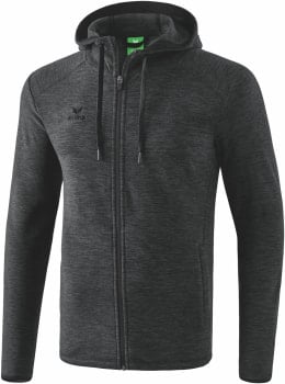 Erima Fleece Trainingsjacke mit Kapuze