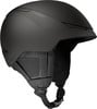 Schwarzer Atomic Skihelm mit verstellbarem System und abnehmbaren Ohrpolstern.