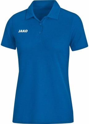 Damen-Poloshirt in Blau von Jako mit kurzen Ärmeln und Kragen. Damen-Poloshirt in Blau von Jako mit kurzen Ärmeln und Kragen.