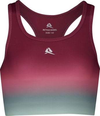 Damen-Sport-BH mit Ombre-Effekt und Markenlogo. Damen-Sport-BH mit Ombre-Effekt und Markenlogo.