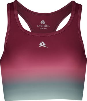 Damen-Sport-BH mit Ombre-Effekt und Markenlogo.