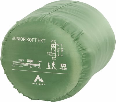 McKINLEY SoftExt Kindermumienschlafsack, +20/+15/+5