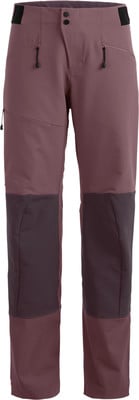 Damen-Outdoorhose in Dunkelrosa mit dunkleren Einsätzen an den Oberschenkeln. Damen-Outdoorhose in Dunkelrosa mit dunkleren Einsätzen an den Oberschenkeln.