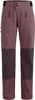 Damen-Outdoorhose in Dunkelrosa mit dunkleren Einsätzen an den Oberschenkeln.