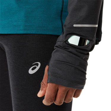 WINTER RUN LS HOODIE futófelső kapucnis