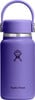Lila Hydro Flask Flasche mit Griff und Logo.