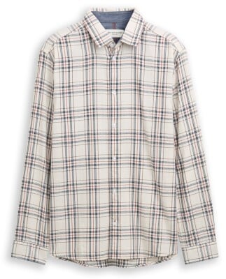 Tom Tailor Soft Herringbone férfi hosszú ujjú ing