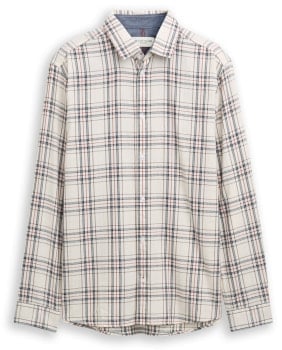 Tom Tailor Soft Herringbone férfi hosszú ujjú ing