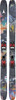 Atomic Bent 100 Ski mit auffälligem Farbdesign und Bindung
