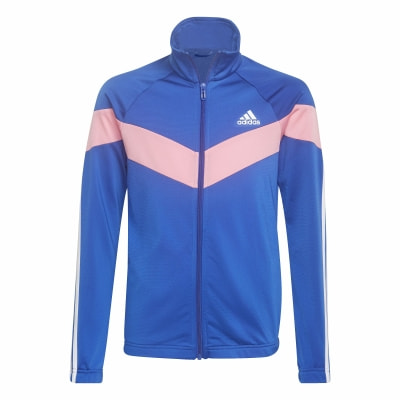 adidas 3-Stripes Colorblock dívčí tepláková souprava