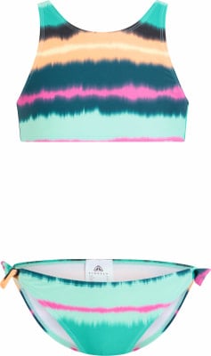 Firefly Safira Batik Stripes Bustier Bikini-Set