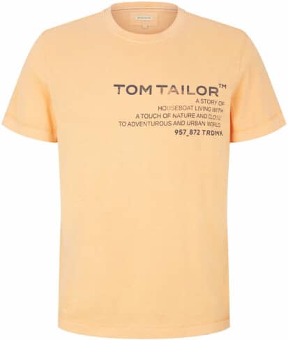 TOM TAILOR Washed T-Shirt férfi póló