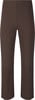 Braune Damenleggings mit geradem Schnitt und Nähten an den Knöcheln.