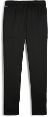Schwarze Sporthose mit Drycell-Logo am linken Oberschenkel.