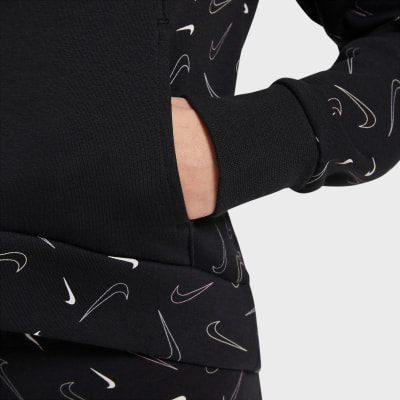 Nike Sportswear Printed Fleece Hoodie