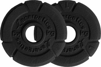 Energetics kotouče činek z litiny, černé 30mm otvory