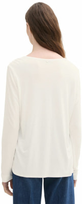 Tom Tailor TOM TAILOR Crew Neck Fabric Női L/S póló