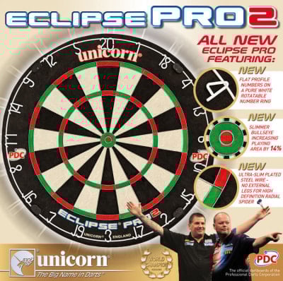 Unicorn Eclipse Pro 2 Dartboard