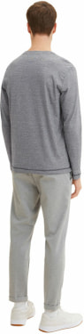 TOM TAILOR Finestriped LS férfi póló