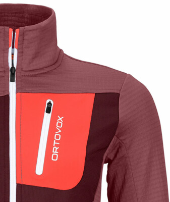 Ortovox Fleece Grid Jacke női fleece kabát