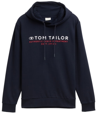 Tom Tailor Printed Hoodie férfi kapucnis felső