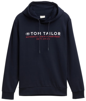 Tom Tailor Printed Hoodie férfi kapucnis felső