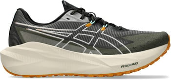 Herren-Laufschuh mit FF Blast+ Dämpfung und oranger Sohle.