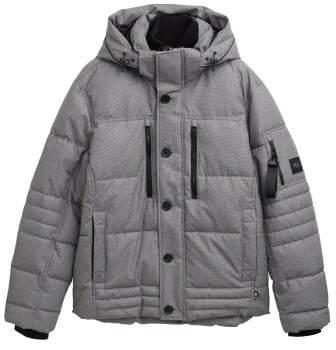 Tom Tailor Puffer Jacket férfi kapucnis kabát