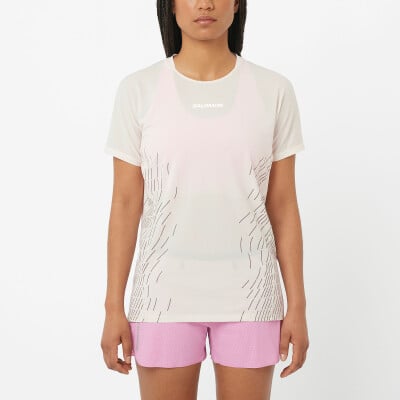Salomon Sense Aero Graphik Laufshirt Salomon Sense Aero Graphik Laufshirt
