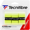 Verpackung von drei gelben Tennisschlägergriffen der Marke Tecnifibre.
