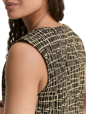 Tom Tailor V-Neck Alloverprint női felső
