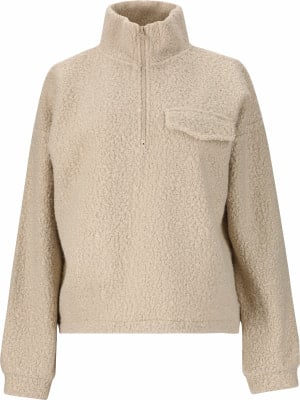 Athlecia Florrie W Sherpa Sweatshirt m.half Zipp langarm