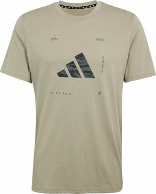 adidas Climacool Training Camo Logo Graphic T-Shirt