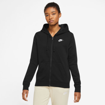 Nike Dám. bunda s kapucňou W NswClub Flc Fz Hoodie Std