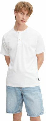 Tom Tailor Decorated Henley férfi póló