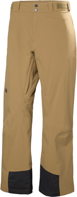 Braune Skihose mit schwarzen Beinabschlüssen und HH-Logo. Braune Skihose mit schwarzen Beinabschlüssen und HH-Logo.