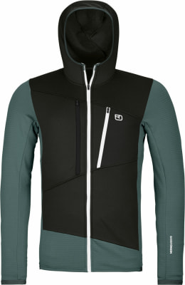 Ortovox Fleece Grid Fleecejacke mit Kapuze