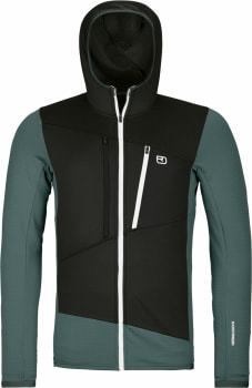 Ortovox Fleece Grid Fleecejacke mit Kapuze