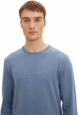 Tom Tailor TOM TAILOR Basic Crew Neck pulóver