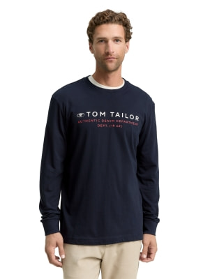 Tom Tailor Printed Longsleeve férfi póló