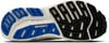 Laufschuhsohle von Brooks mit blauen und schwarzen Elementen und Logo.