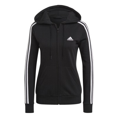 adidas Essentials French Terry 3-Stripes női kapucnis felső