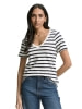 Tom Tailor TOM TAILOR V-Neck Slub Női póló